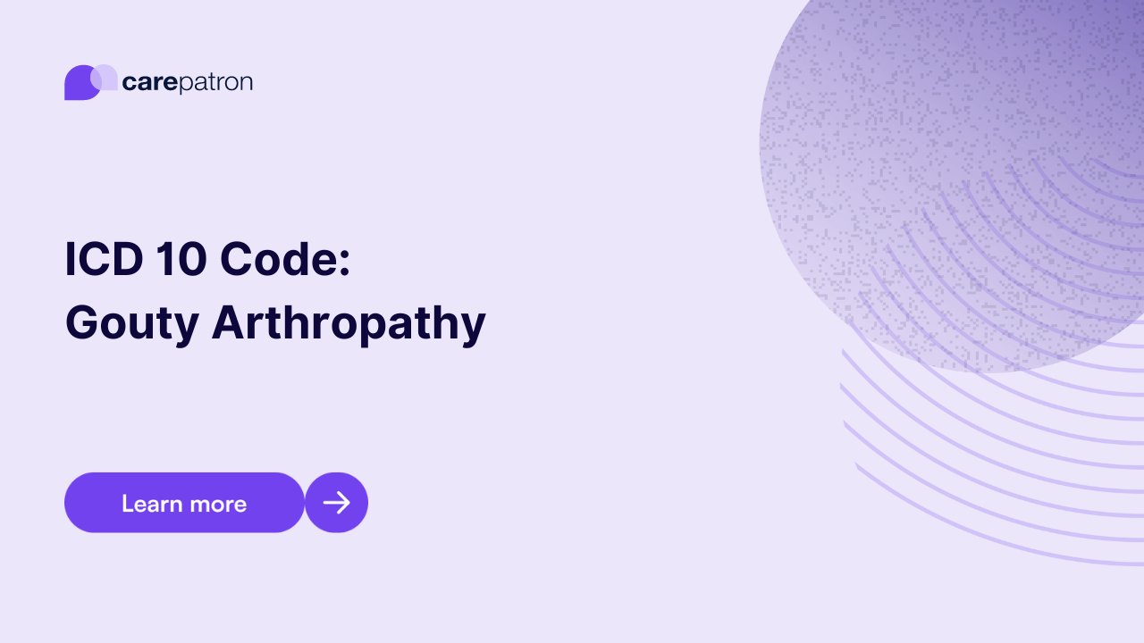 Gouty Arthropathy ICD10CM Codes 2023